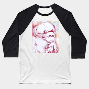 Ibn Arabi Portrait | Ibn Arabi Artwork | Line art Baseball T-Shirt